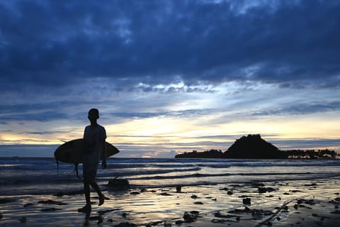 Sumatra has an excellent surfing scene